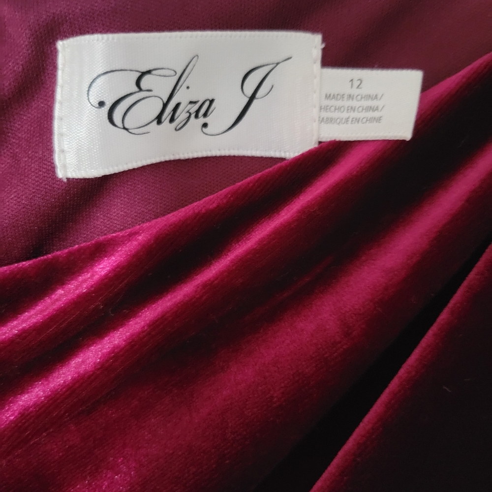 ELIZA J velvet formal gown, size 12